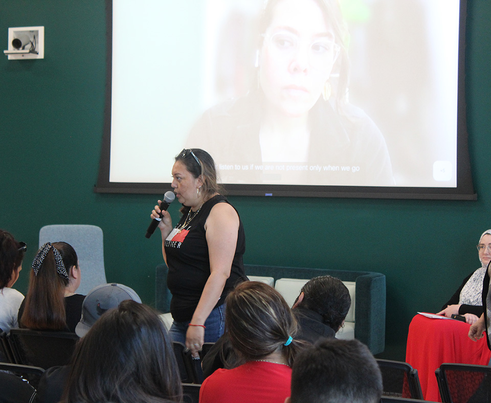 The Odessa Brown Community Measurement and Innovation Hub where the Latino Civic Alliance educated community members on dangers of fentanyl.  