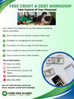 Free credit & Debt Workshop