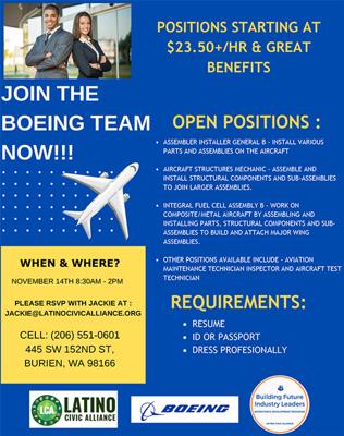 Boeing Hiring Event