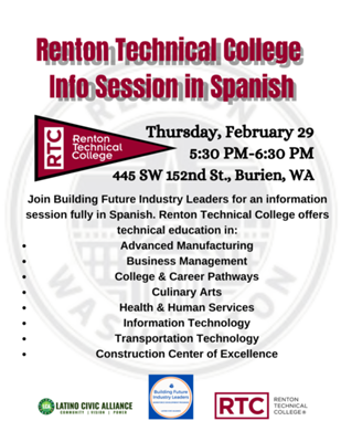Renton Technical College Info Session