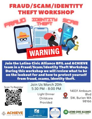 Fraud/Scam/Identity Theft Workshop